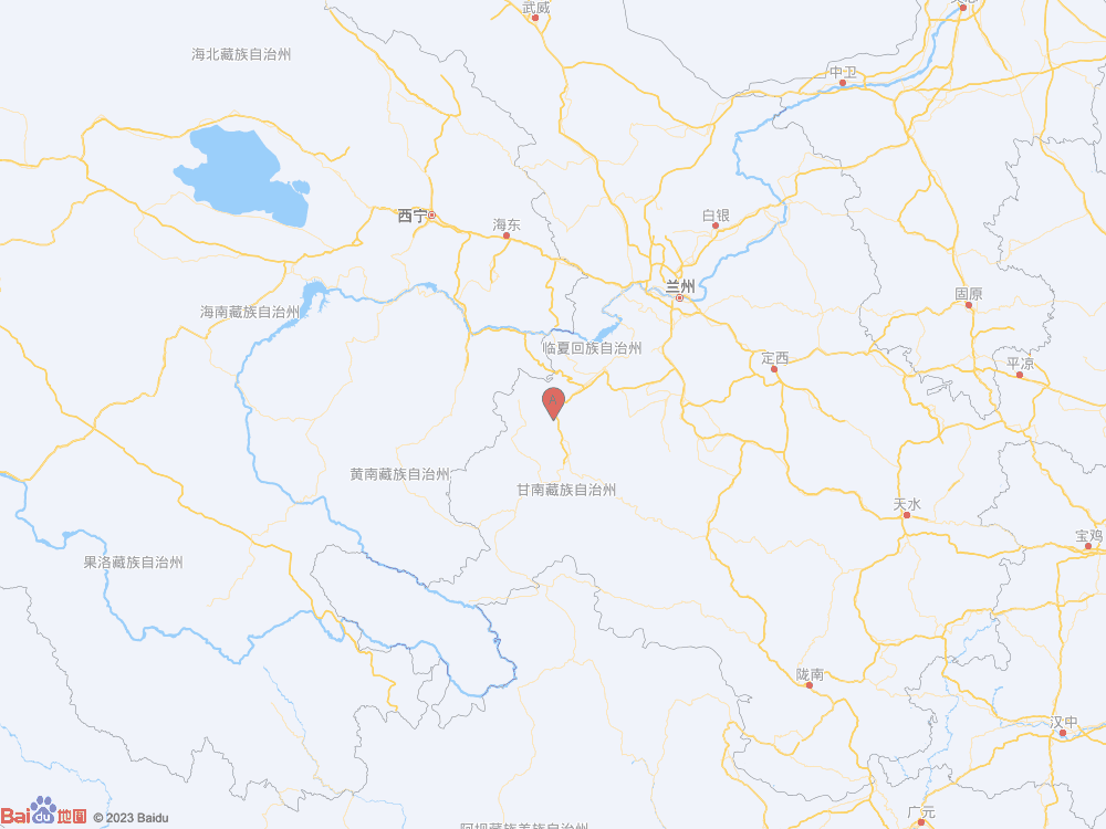 甘肃甘南州夏河县发生3.0级地震